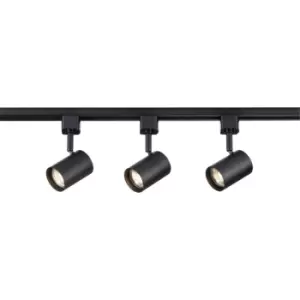 image of TRKSP8 1 Metre Tracklight Kit - Black 230V IP20 3x40W