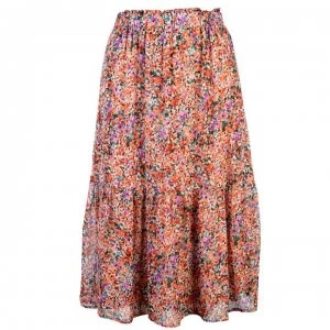 image of SET Ditzy Maxi Skirt - 0294 DARK ORAN