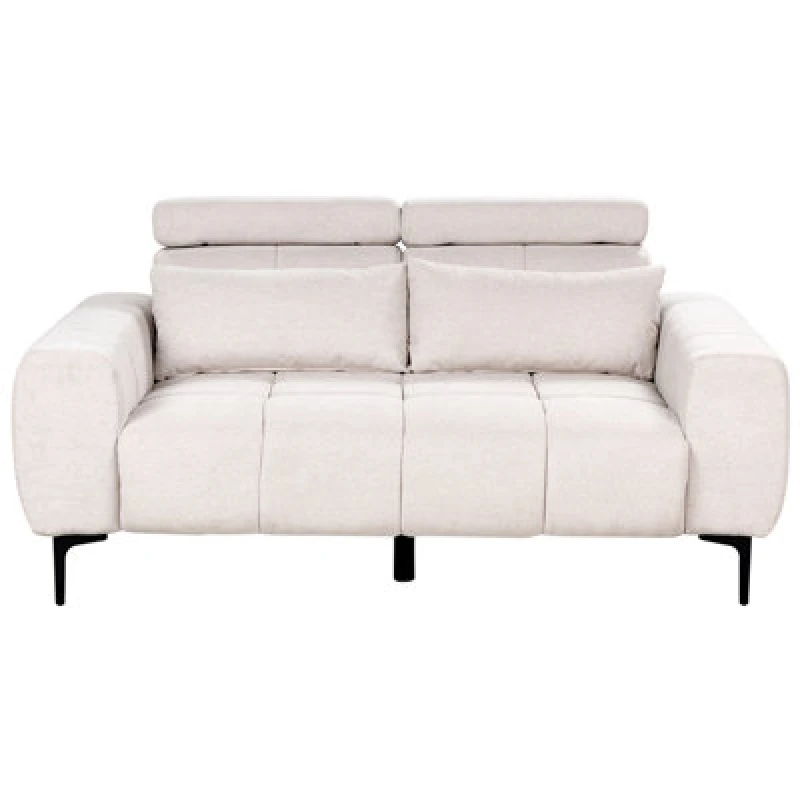 Image of Beliani Sofa 2 Seater Vegamo Fabric Beige