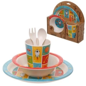 Image of Space Cadet Reusable Bamboo Composite Kids Set