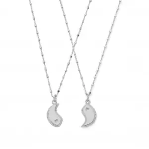 Image of Personalised We Go Together Set Of 2 Necklaces PSNDCSET3254
