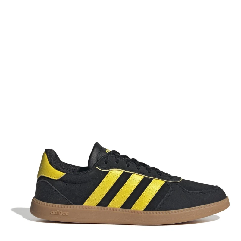 Image of adidas Breaknet Sleek Suede Trainers Womens Low Trainers 4 (36.7) Black 27368240240