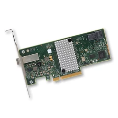 image of SAS 9300-4i4e - PCIe - SAS,SATA - Mini SAS HD 1 x SFF8644 & 1 x SFF8643 - Green - Grey - 2800000 h - EMC: Class B-US (CFR 47 - P15B); ICES-00; V-3/02.