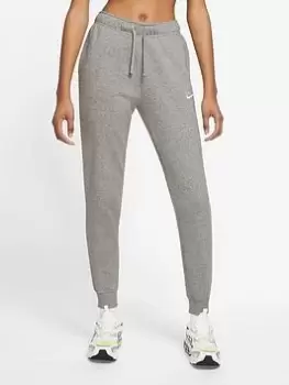 Image of Nike NSW Club Fleece Mid Rise Standard Joggers - Dark Grey Heather, Size L, Women