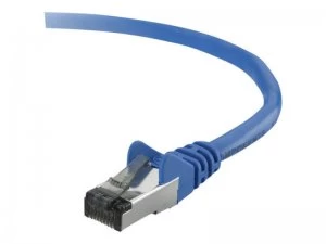 image of Belkin Cat6 Snagless STP Patch Cable (Blue) 0.5m