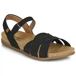 Image of El Naturalista ZUMAIA womens Sandals in Black,4,5,6