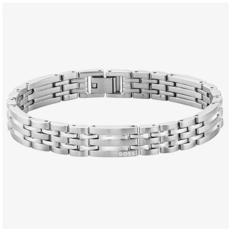 Image of BOSS 1580812 Wesley Stainless Steel Bracelet Jewellery