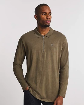 Jack & Jones Long Sleeve Zip Polo