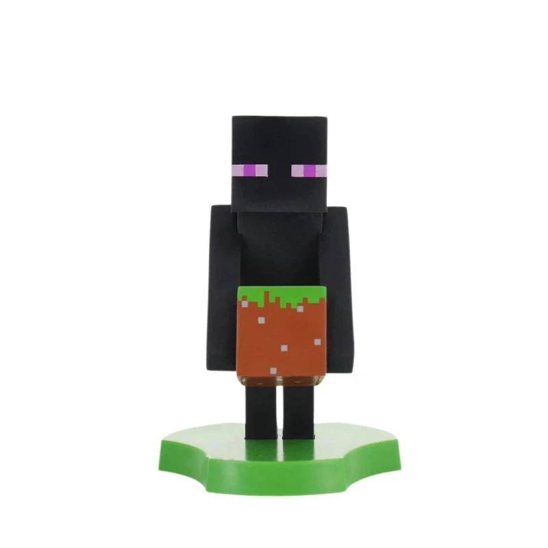 Image of Cable Guys Minecraft: Enderman Cable Guys Holdems Mini Phone Stand and Device Holder Multi unisex One Size