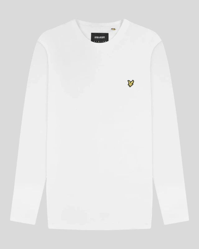 Image of Lyle & Scott Long sleeve T-Shirt Lyle & Scott Blanc Male 3XL
