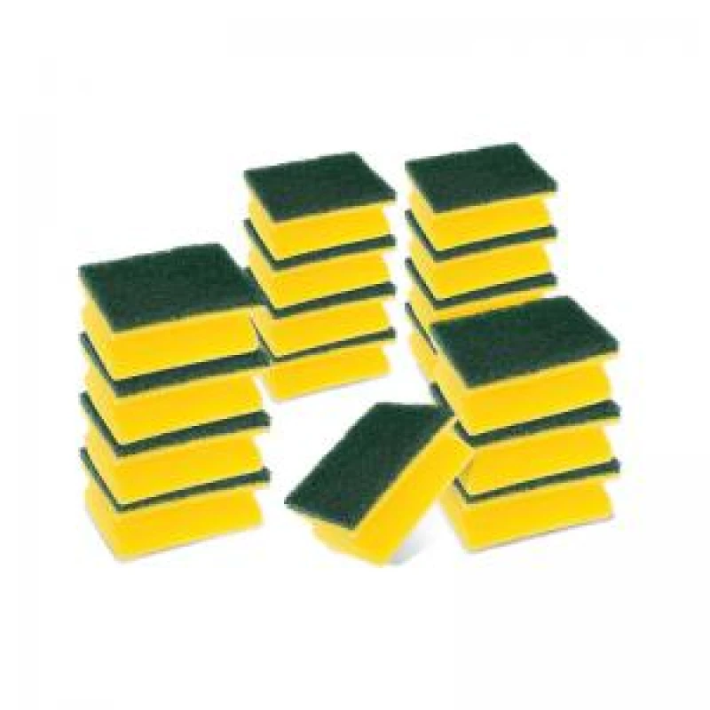 Image of Scotch-Brite Classic Nail Saver Heavy Duty Scrub Sponge Yellow and EXR65141MM