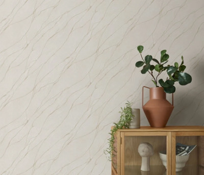 Image of Erismann Opus Calore Vinyl Wallpaper - Beige
