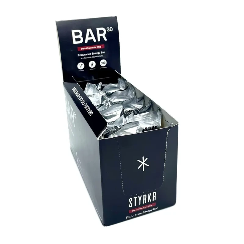 Image of Protein nutrition Styrkr BAR30 Chocolat (x12) Noir Unisex TU