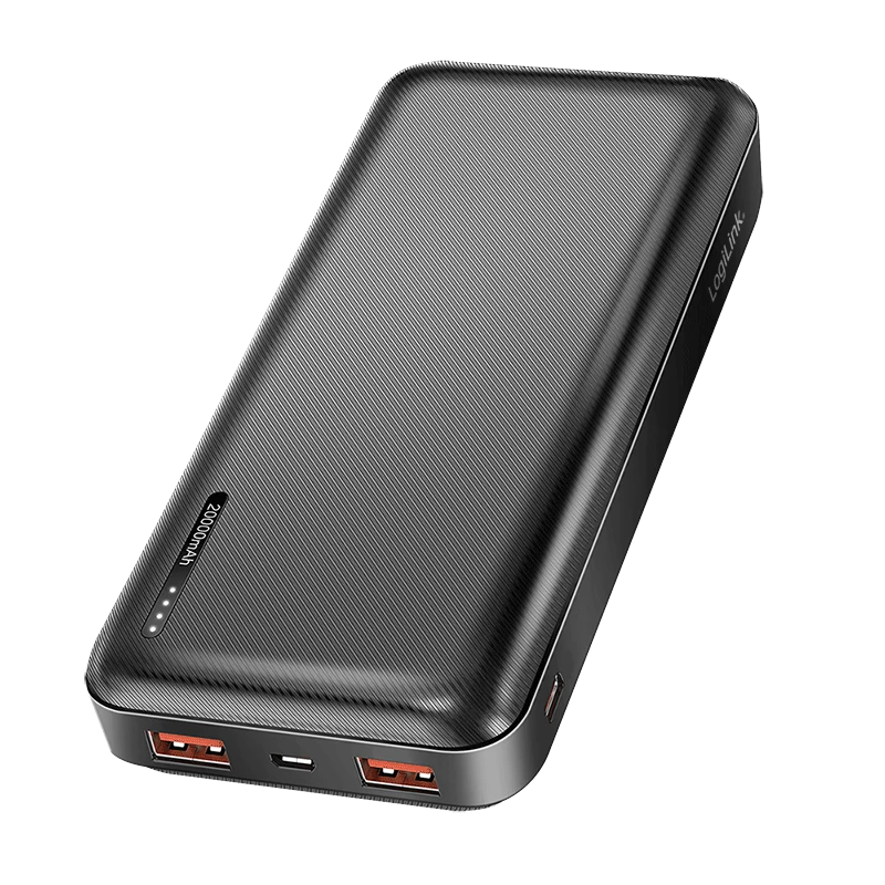 Image of LogiLink Mobile Power Bank. LiPo. 20.000 mAh. PD 20W & QC 3.0. bla