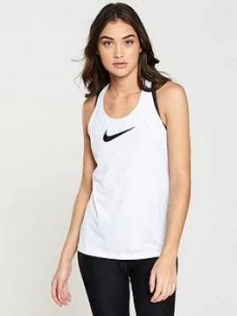 image of Nike Training Mesh Tank Top White Size L Women