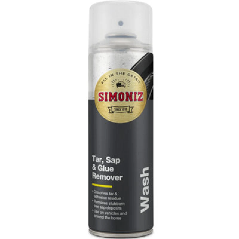 Image of Simoniz Tar Sap & Glue Remover Spray Cleaner Bodywork Sapp0176A 300 Ml