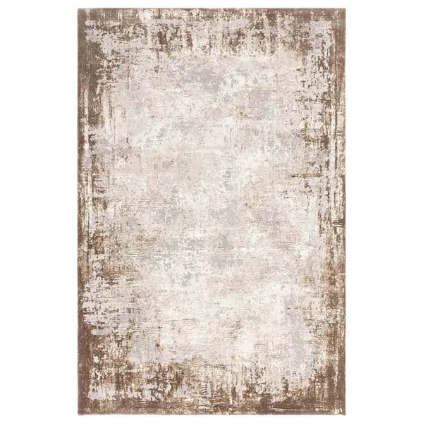 Image of Asiatic Kuza 160X230Cm Border Beige Rug KUZA1602300006