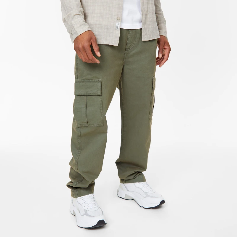 Image of Jack Wills Twill Cargo Trouser - Green Green 30 S