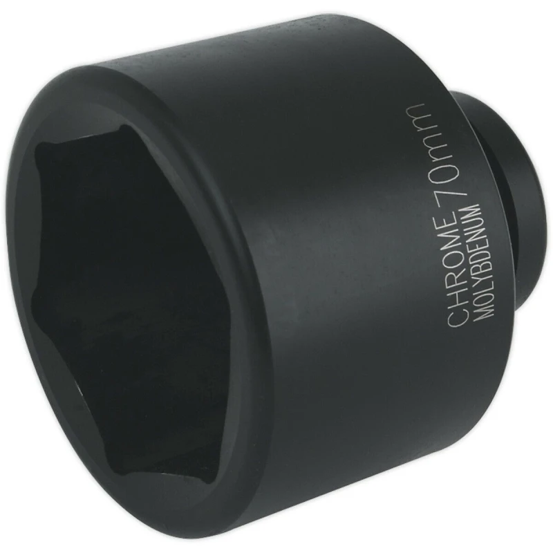 Image of Loops 70mm Forged Impact Socket - 1" Sq Drive - Chromoly Impact Wrench Socket Multi