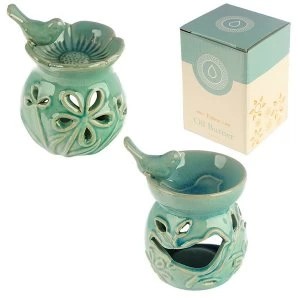 image of Bird Bath Ceramic Oil Burner (1 Random Supplied)