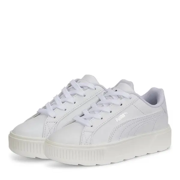 image of Puma Karmen Low Trainers Girls - White C10