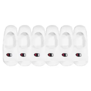 Image of Champion 6Pk Footie Socks, White, Unisex, Socks, U20008-WW001