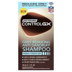 image of Just For Men Control Grey Reducing Anti Dandruff Shampoo