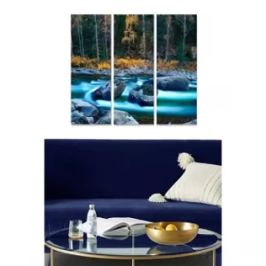 Image of MDF115526329 Multicolor Decorative MDF Painting (3 Pieces)