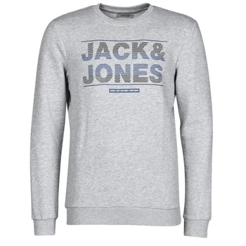 image of Jack Jones JJMOUNT mens Sweatshirt in Grey - Sizes XXL,S,M,L,XL,XS