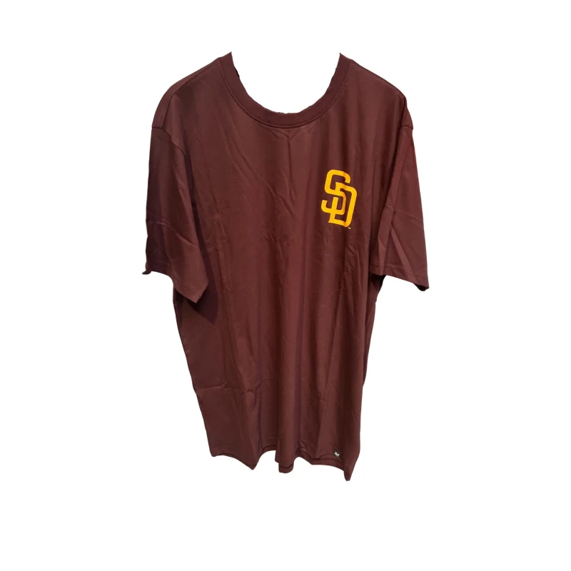Image of 47Brand T-Shirt 47Brand MLB San Diego Padres Backer Echo Marron Unisex XL