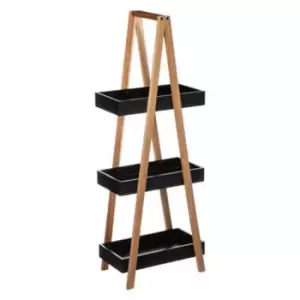 Image of Natureo 3 Layer Bathroom Caddy - Black