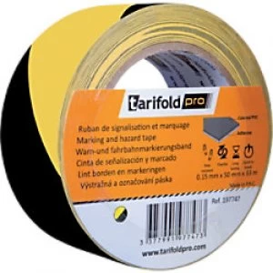 image of Tarifold Floor Marking Tape Vinyl 5cm Yellow & Black