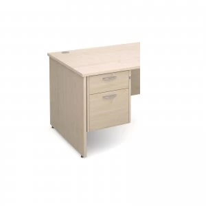 Image of Maestro 25 2 Drawer Fixed Pedestal - Maple