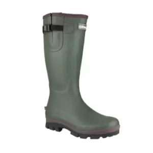 image of Cotswold Grange Neoprene Mens Wellington Boots (5 UK) (Green)