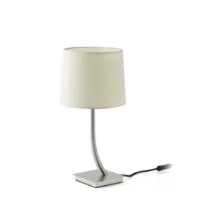 Rem Table Lamp Round Tapered Beige, E27