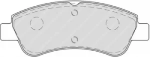 Image of Ferodo FDB4066 Brake Pad Set Front Axle Premier Car