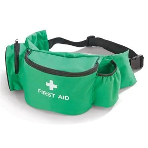 image of Click Medical Bum Bag with Extra Pocket Small Green Ref CM1101 Up to 3