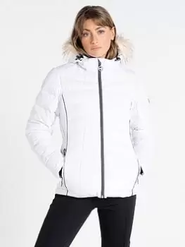 Image of Dare 2b Dare 2b Laura Whitmore Glamorize Iii Ski Jacket, White, Size 10, Women