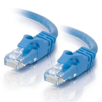 Patch Cord RJ45 CAT.6 F/UTP LSZH Snagless Blue - 0.30 M Full Copper