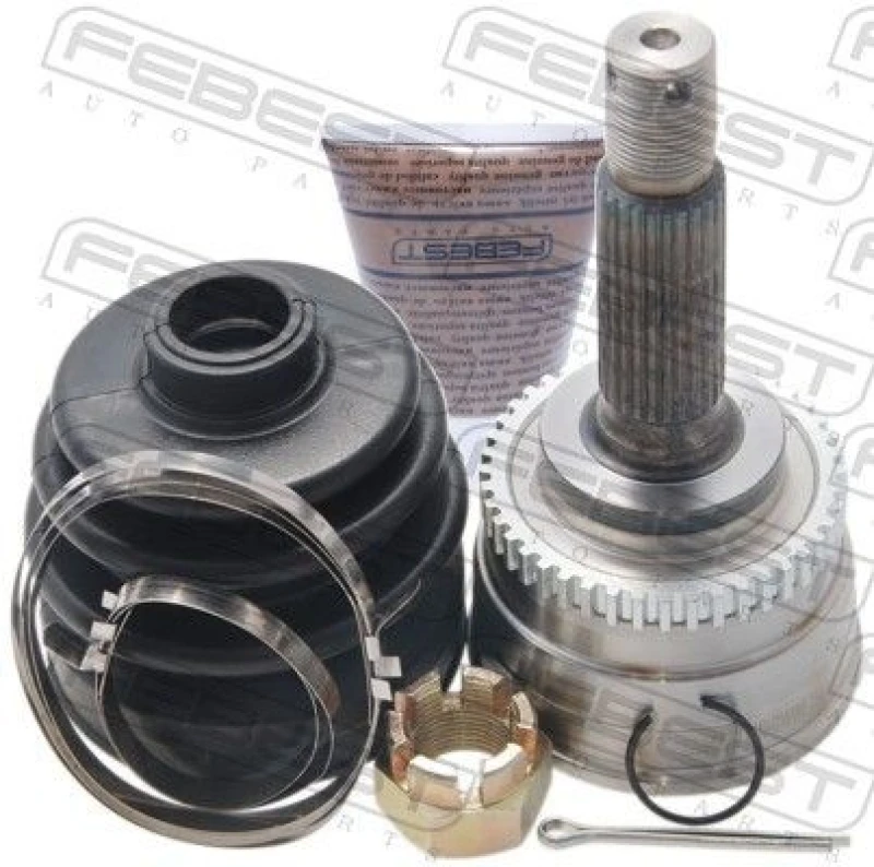 Image of FEBEST 1210-014A44 Joint, drive shaft Front Axle, with ABS sensor ring Joint,drive shaft (236)