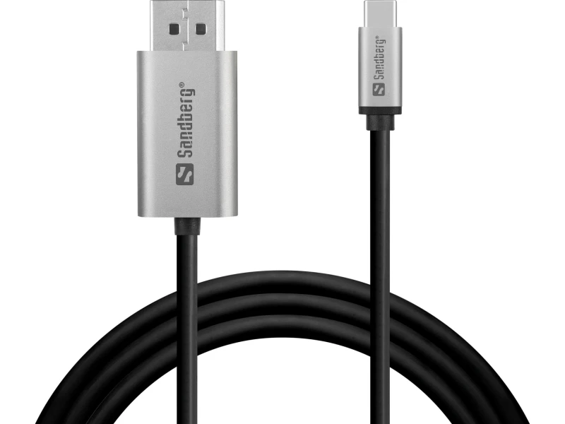Image of Sandberg USB-C to DisplayPort Cable 2M