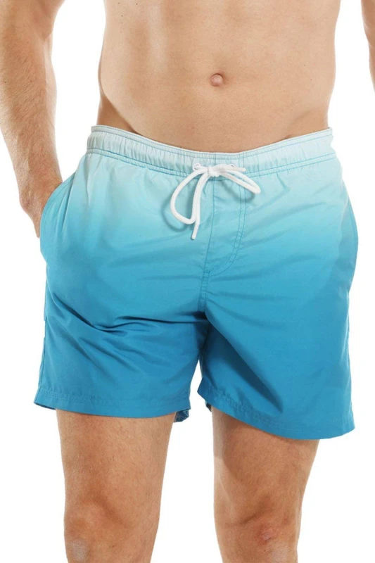 Image of Ript Dip Dye Swim Shorts Mens - Blue Blue S