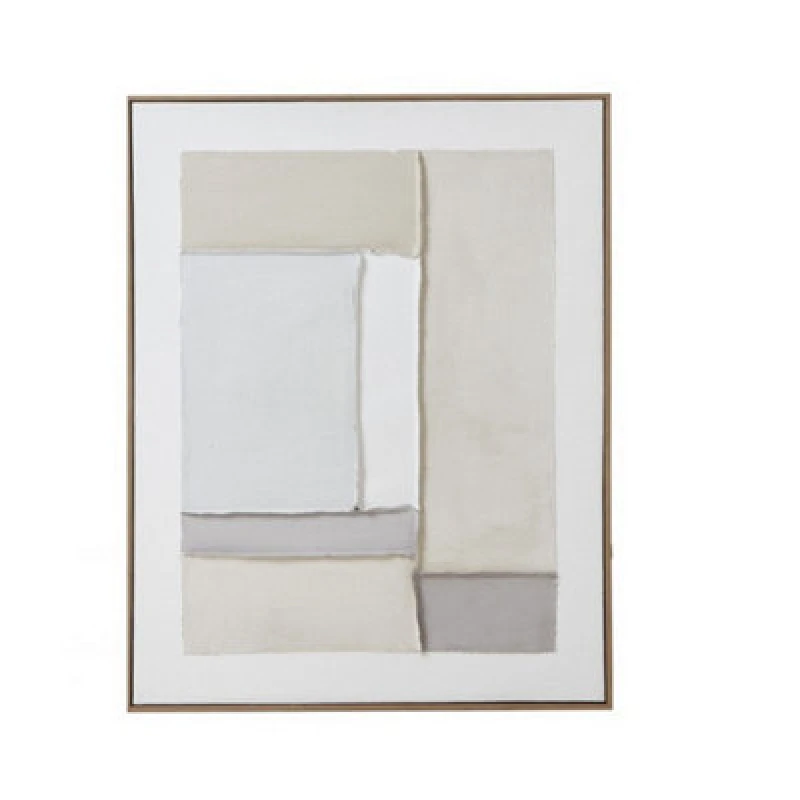 Image of Hill Interiors Contempo Beta Framed Painting On Canvas - Wood - L3 X W75 X H95cm - Brown
