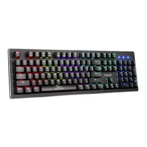 image of Marvo Scorpion KG909 RGB LED Full Size Mechanical Gaming Keyboard with Blue Switches UK Layout