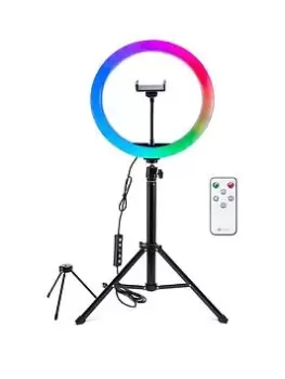 image of Rio Professional RGB Makeup & Vlogging 12-Inch RGB LED Ring Light