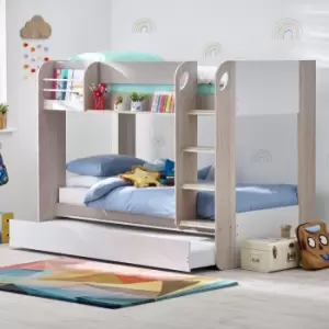 image of Julian Bowen Mars Bunk And Underbed Bunk Bed Taupe