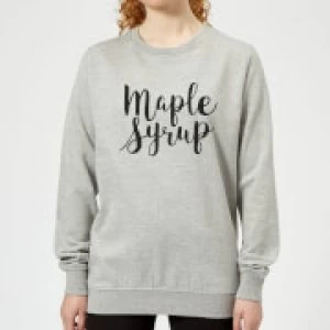 image of Maple Syrup Womens Sweatshirt - Grey - 3XL