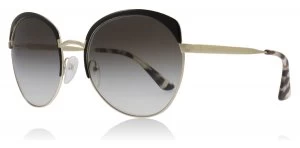 image of Prada 54SS Sunglasses Black / Gold / Tortoise QE30A7 59mm