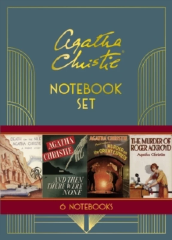 Image of Agatha Christie Notebook Set Notebook / blank book