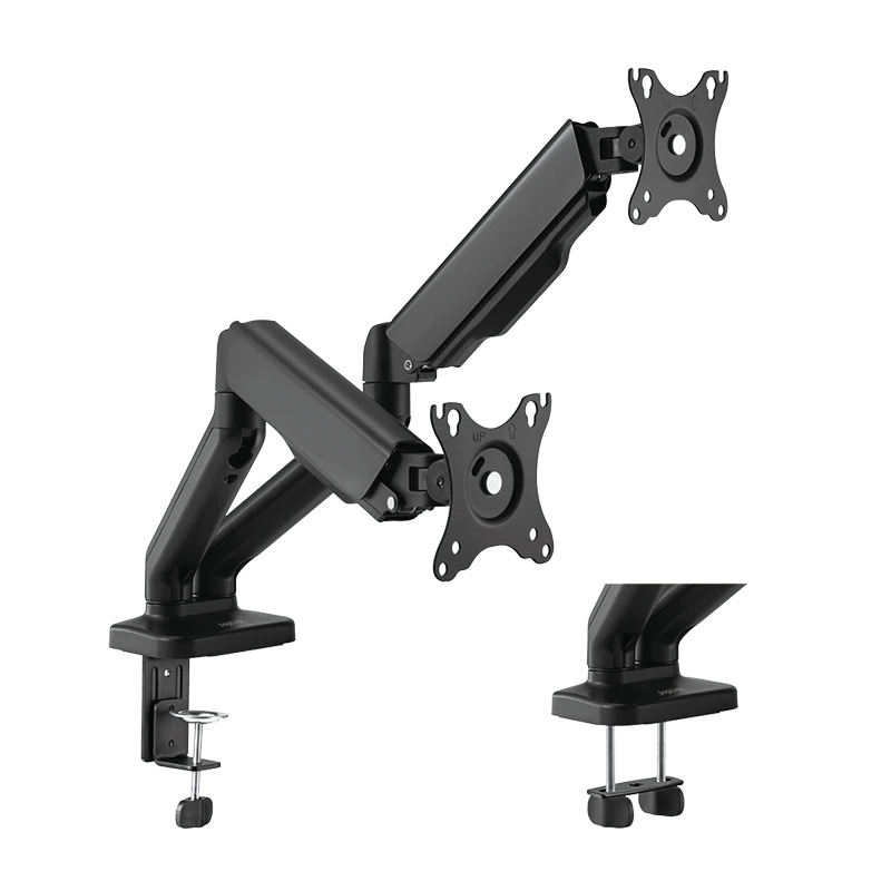 Image of LogiLink Dual Monitor mount. 17"-32". steel. spring-assisted